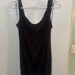 Marciano Black Draped Dress Top
